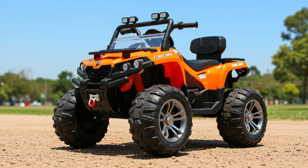 Quadriciclo ATV CAN AM Laranja Eletrico 12V Bandeirante 1