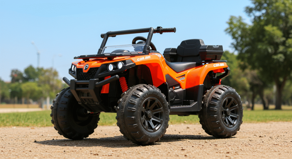 Quadriciclo ATV CAN AM Laranja Eletrico 12V Bandeirante
