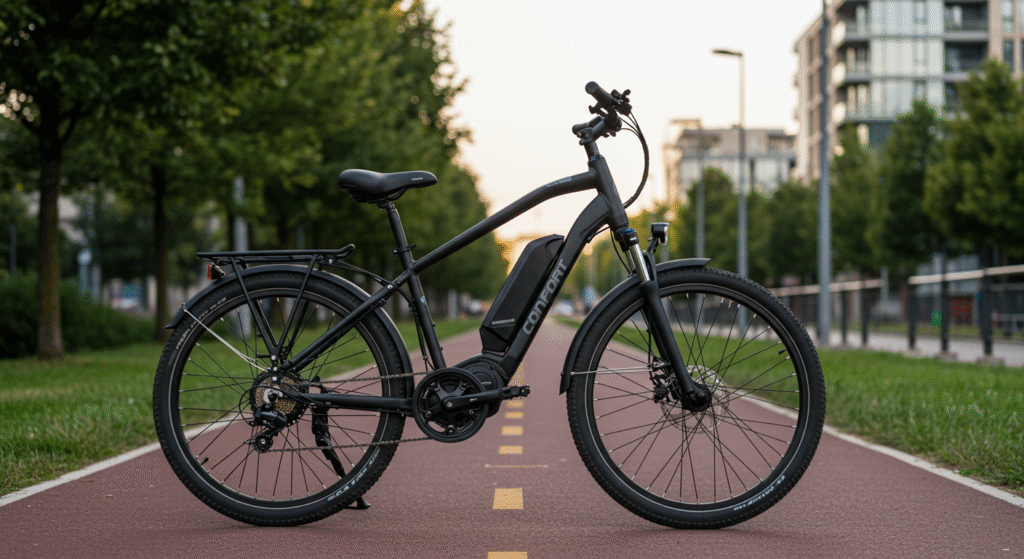 Bicicleta Eletrica Confort FULL 800W 48V 15Ah Cor Preta 1 1
