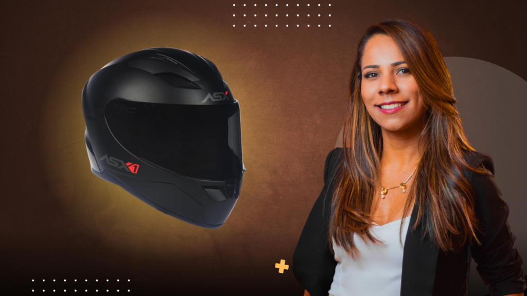 Capacete Moto ASX City Solid Preto Fosco 2