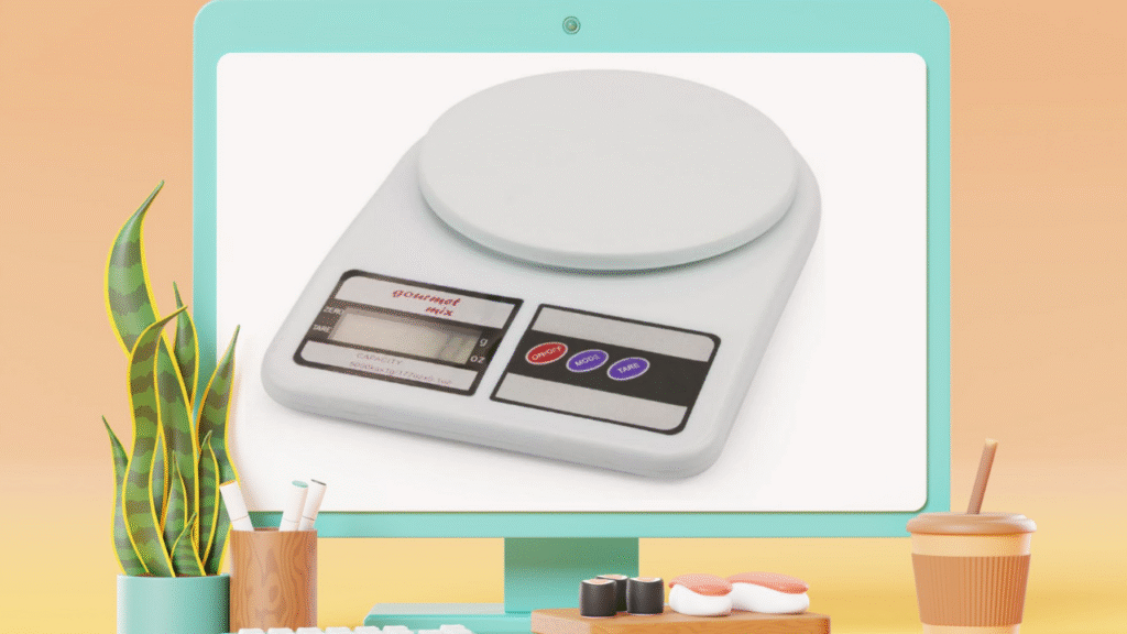 Balanca de Precisao Digital para Cozinha Gourmet Mix Branco