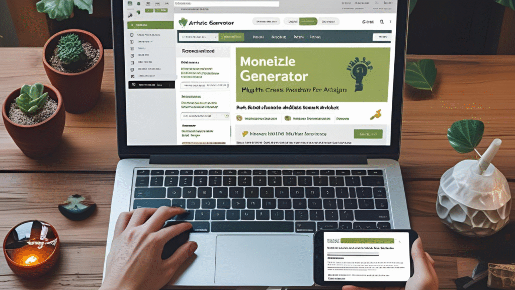 Como usar o Plugin Gerador de Artigos WORDPRESS para Cria ARTIGOS MONETIZAVEIS para seu Blog2
